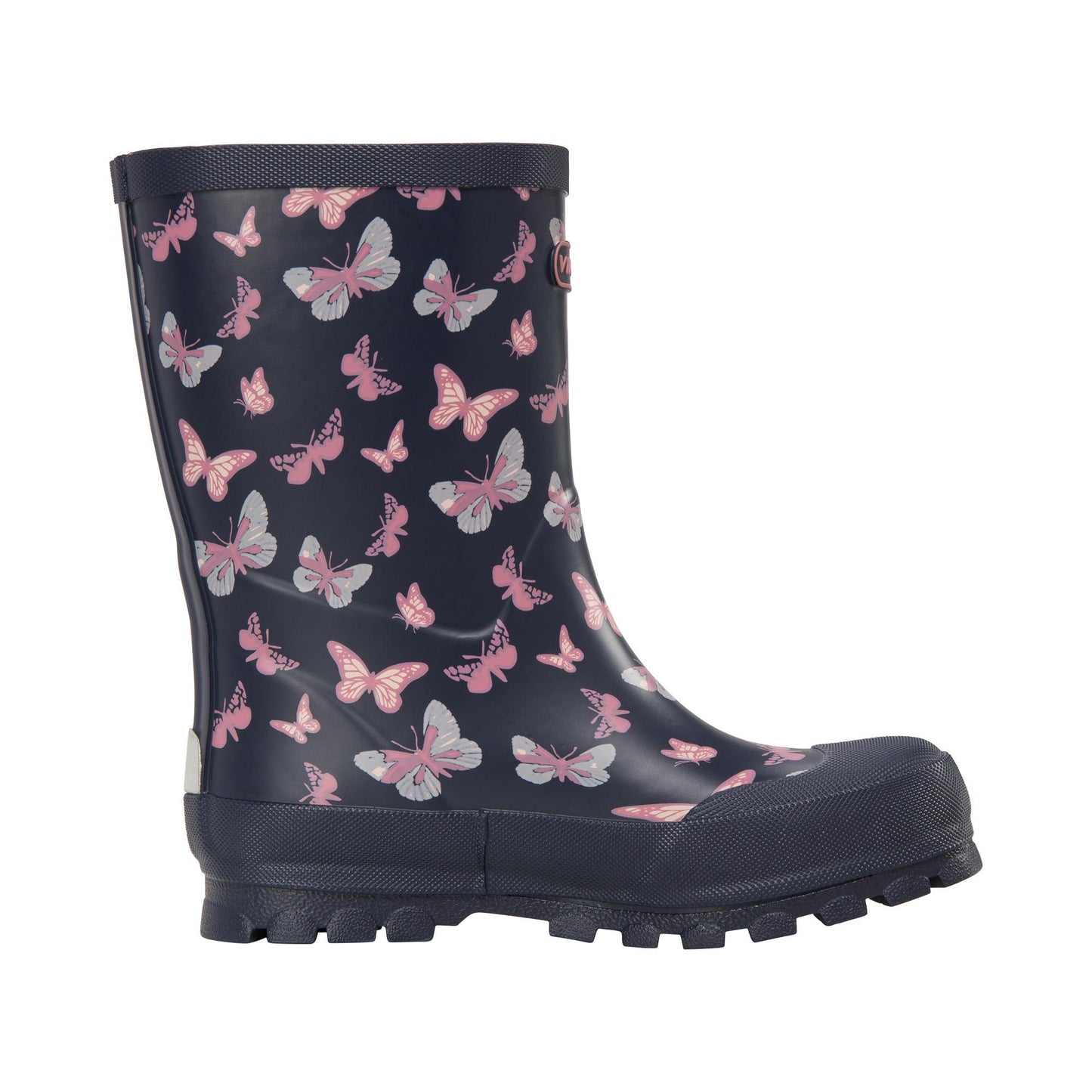 Viking - Jolly Print m/sommerfugle, 84-0129 - Navy/Antiquerose