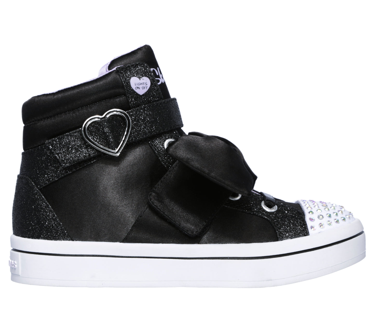 Skechers, Bow Beautiful Blinke Sneakers - Black