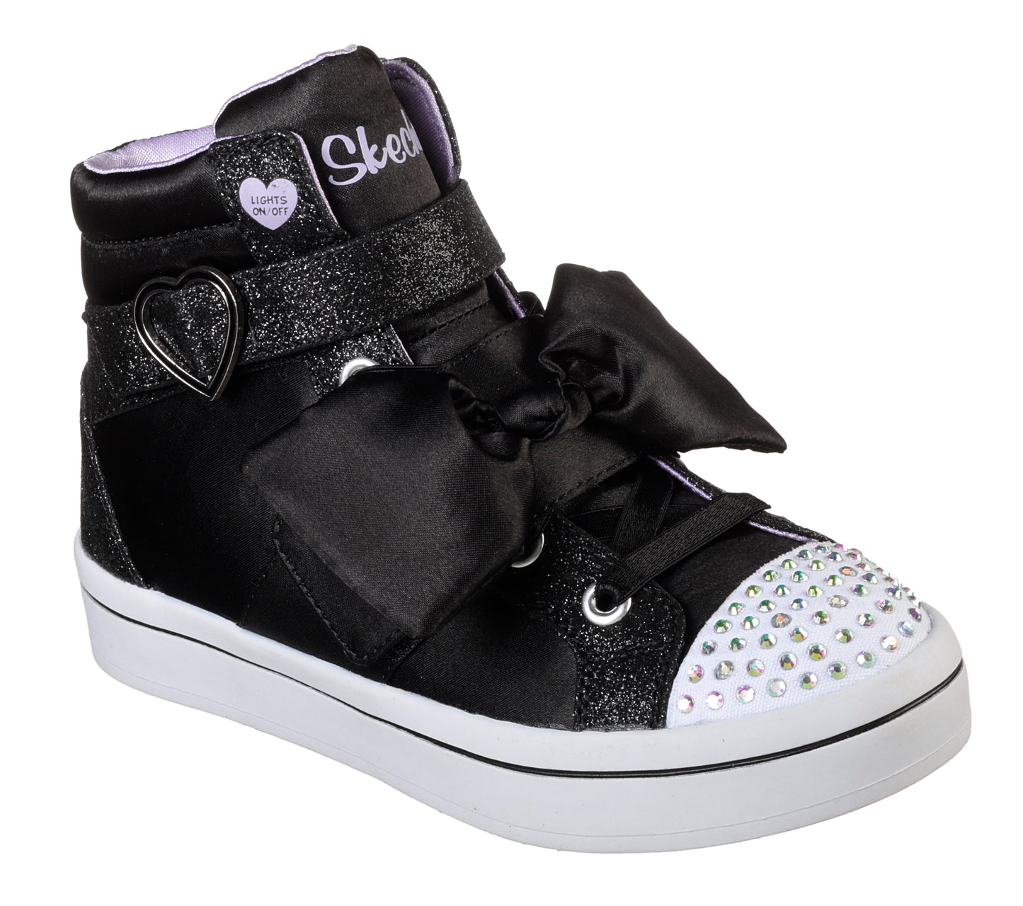 Skechers, Bow Beautiful Blinke Sneakers - Black
