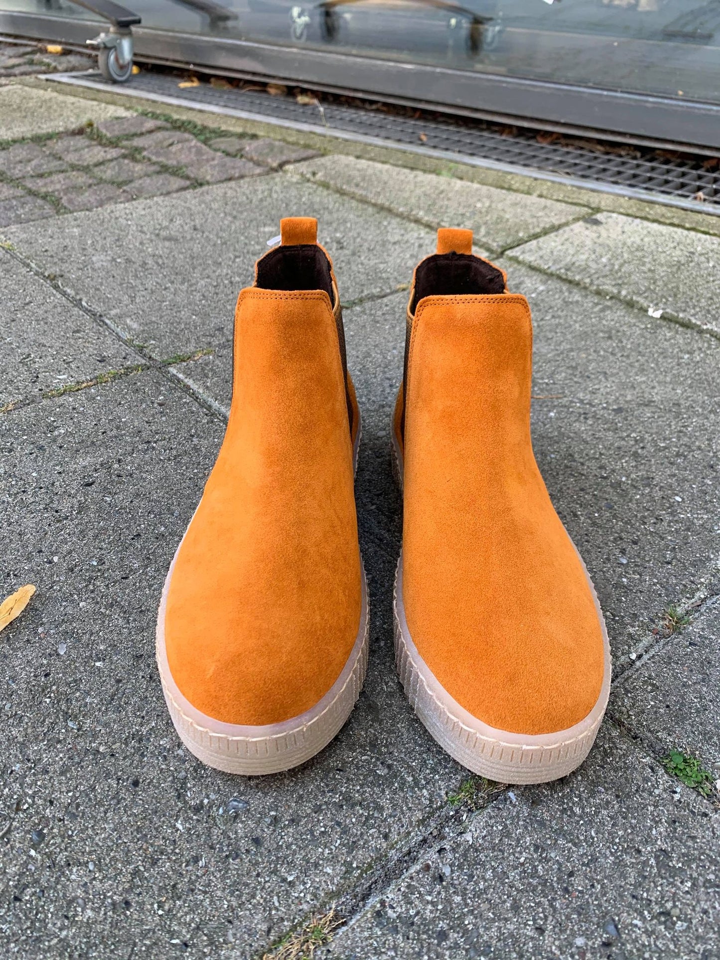 Gabor, Støvle med elastik - Brændt Orange