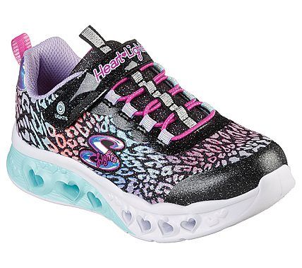 Skechers - Girls Flutter Heart Lights- Love Wild - 76-0875 - Multi