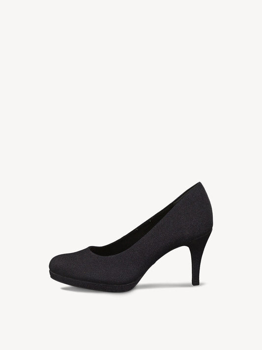 Tamaris - Pumps, 22-0160 - Sort glitter