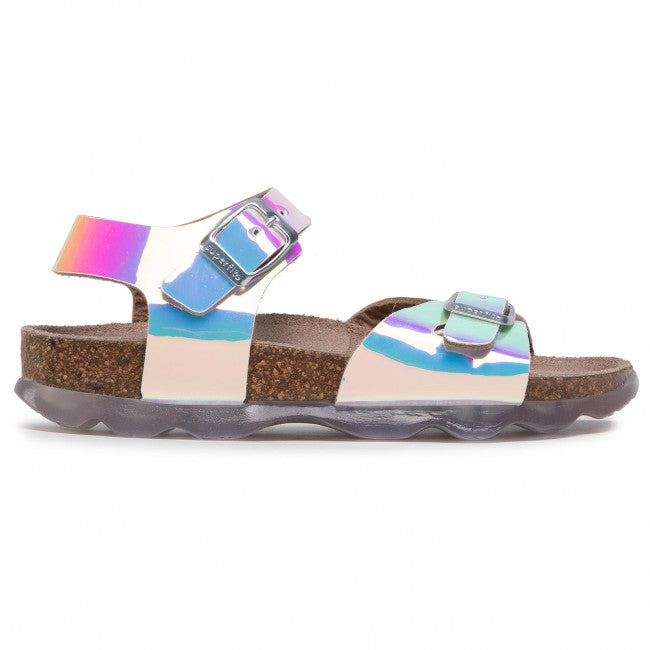 Superfit, sandal - 1-000127-1000, Holografisk sølv