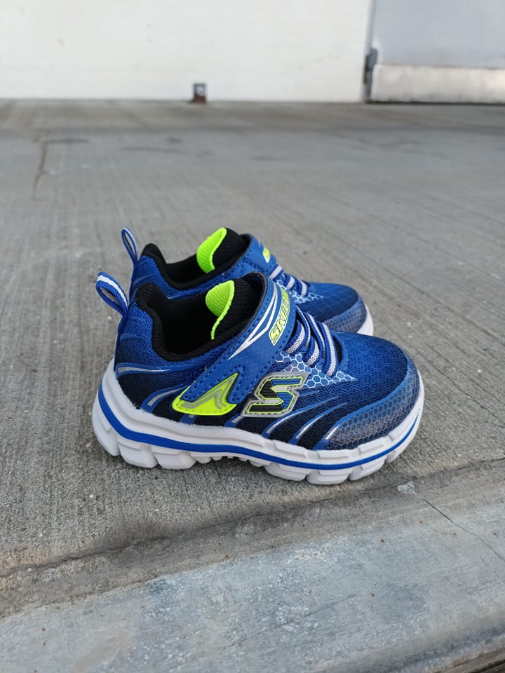 Skechers - Puslar, 95346N/RYBK- Blå
