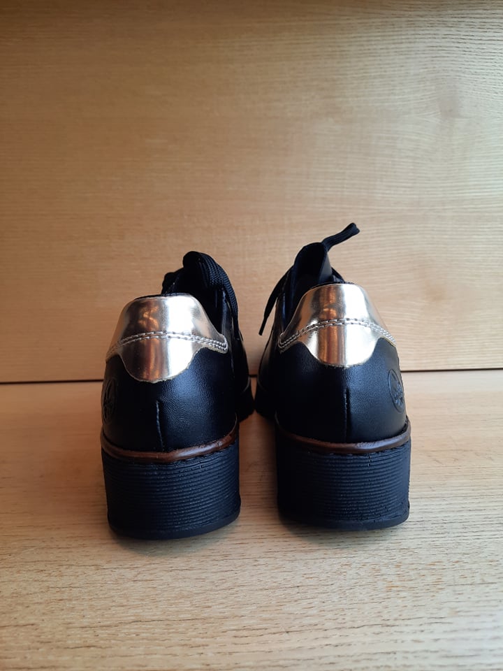 Rieker - Sneakers med lynlås, 76-0701 - sort