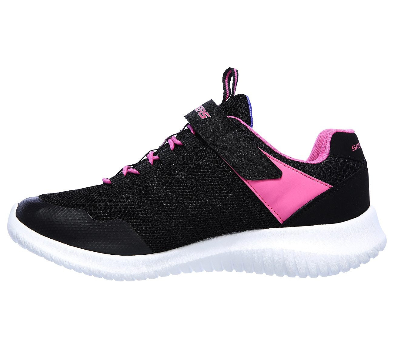 Skechers, Ultra Flex Waterproof, 76-0611 - Sort/Pink