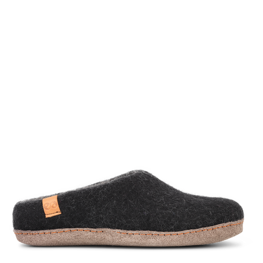 Green Comfort, hjemmesko uden kappe - 64-0205 - sort