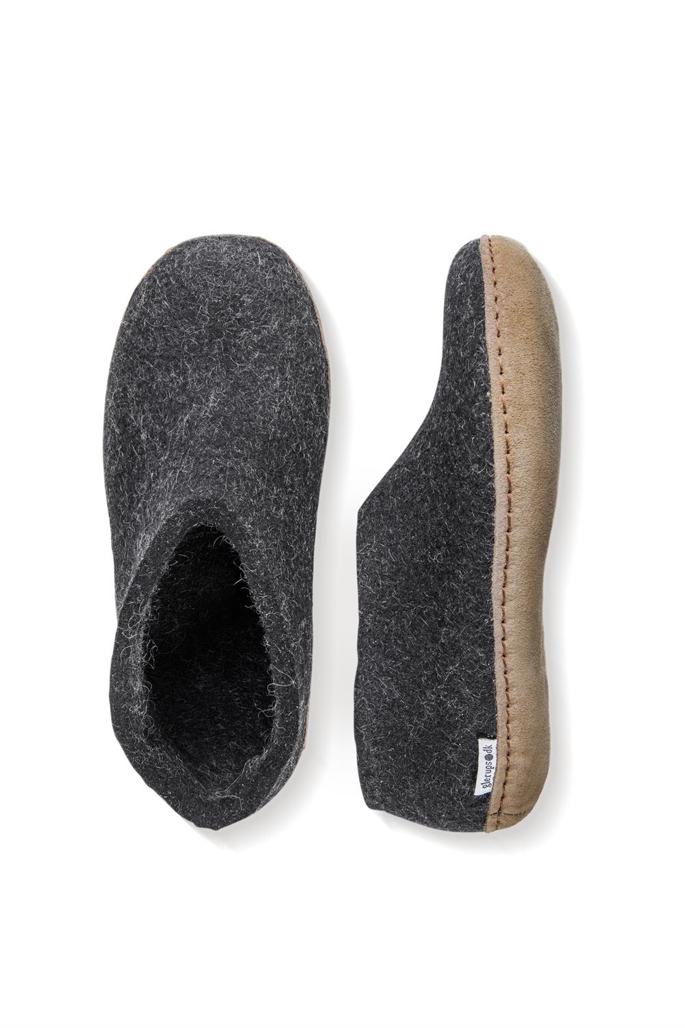 Glerups - Hjemmesko, 60-0139 - Charcoal