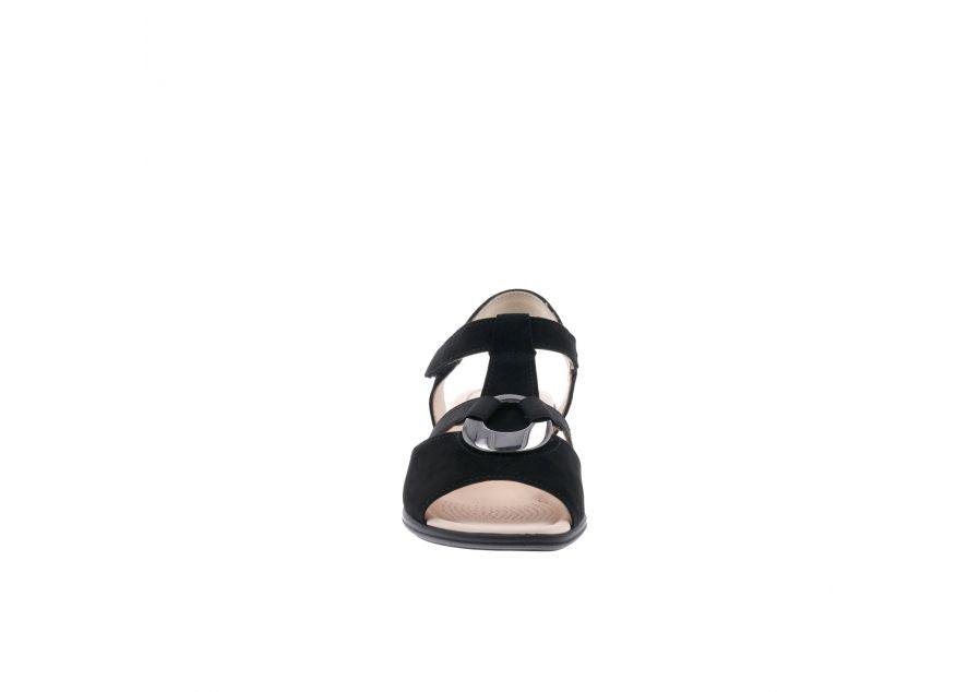 Ara - Sandal med lille hæl, 42-0601 - Sort