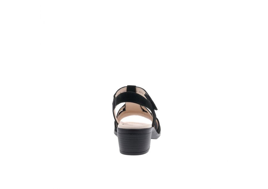 Ara - Sandal med lille hæl, 42-0601 - Sort