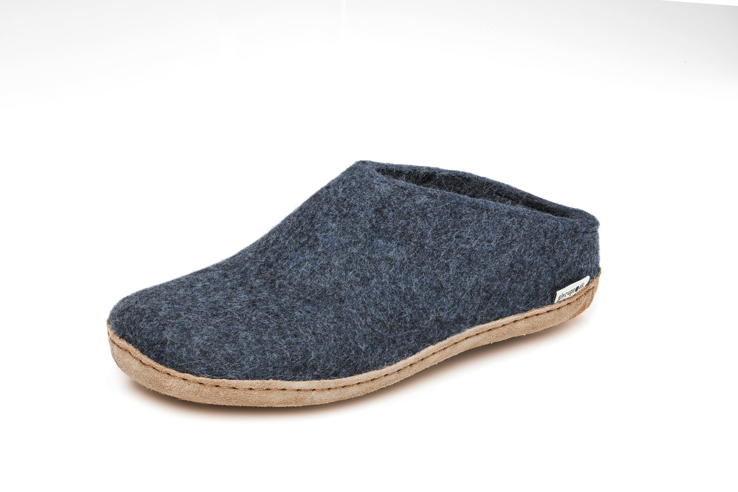 Glerups - Tøffel med skindsål, 64-0197 - Denim