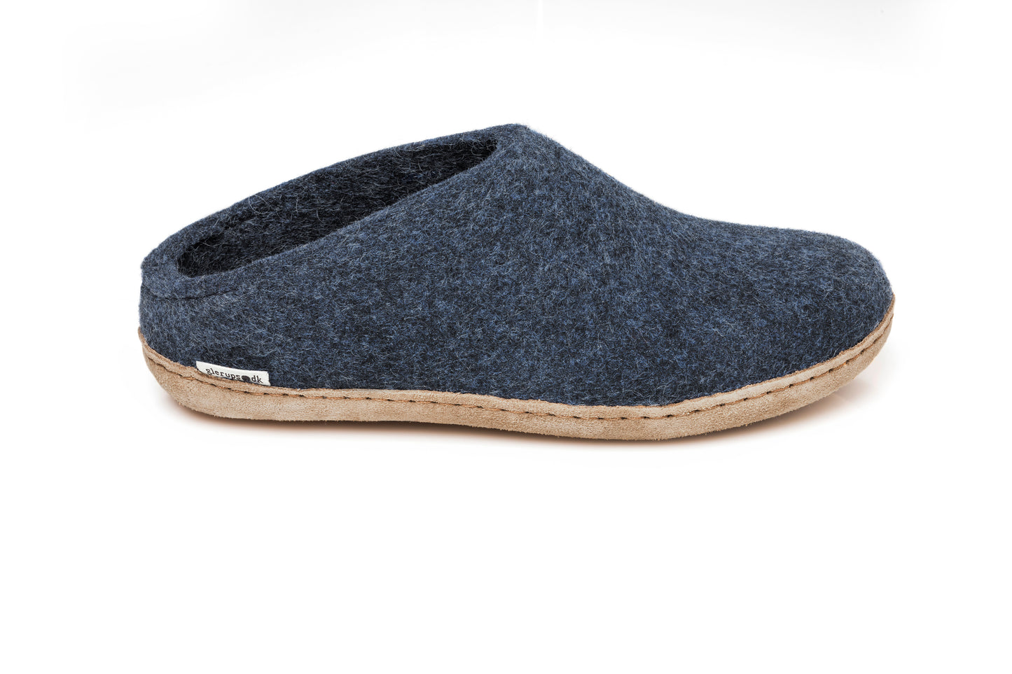 Glerups - Tøffel med skindsål, 64-0197 - Denim