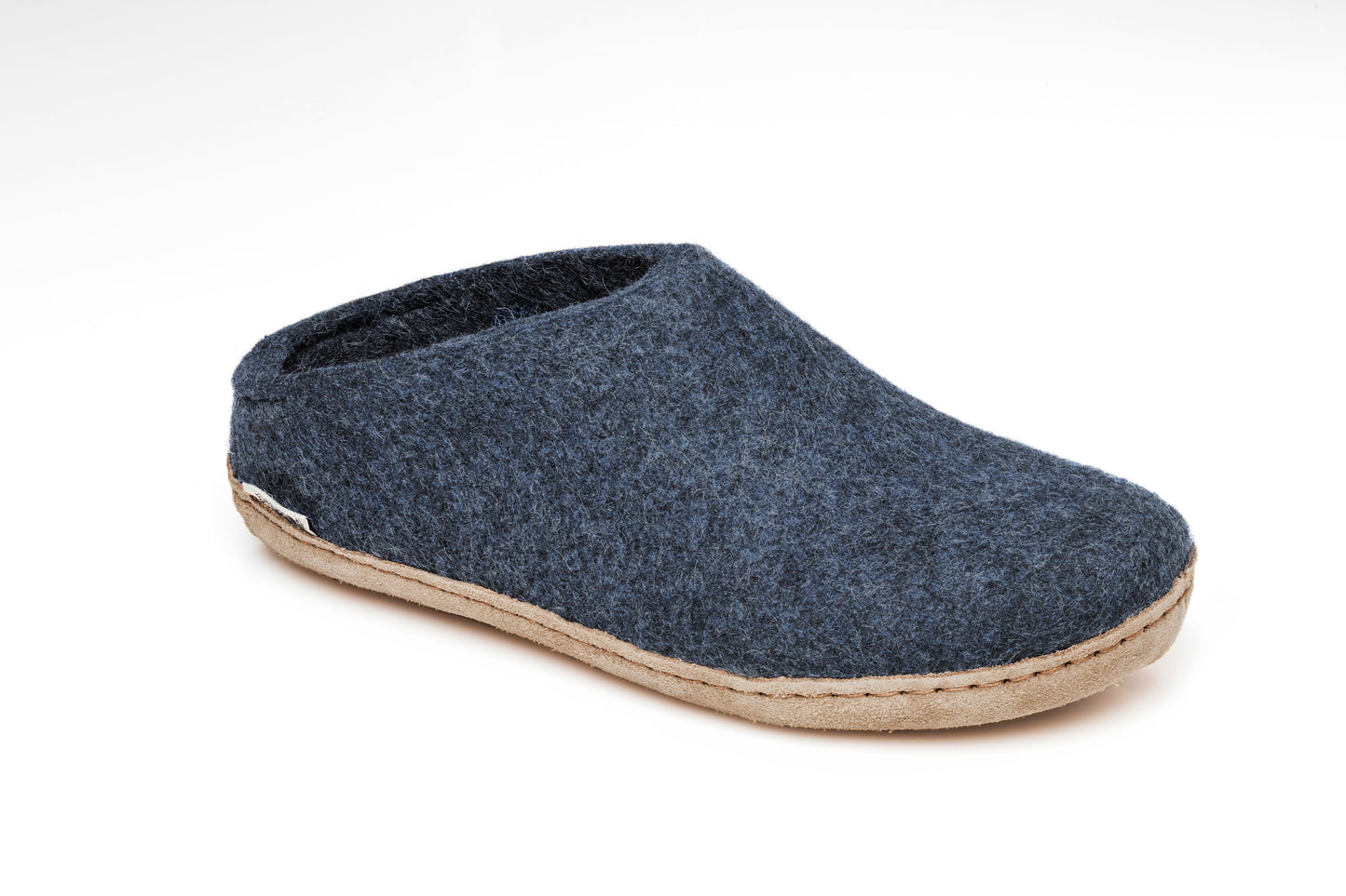Glerups - Tøffel med skindsål, 64-0197 - Denim