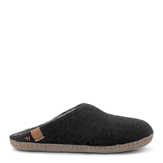 Green Comfort, Bhutan uld hjemmesko - Sort