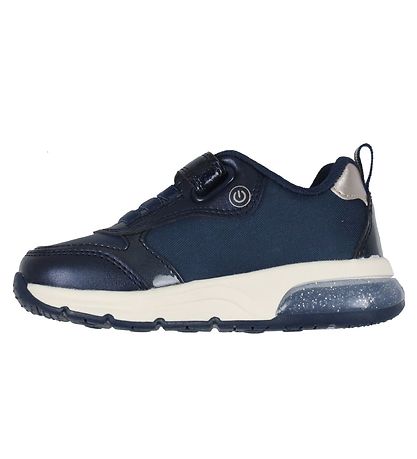 Geox - Frozen II sko med lys, 76-0856 - Navy/platinum