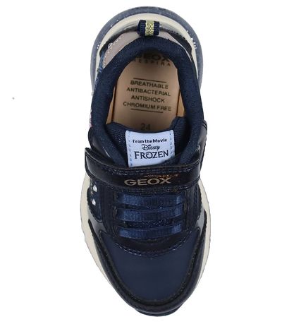 Geox - Frozen II sko med lys, 76-0856 - Navy/platinum