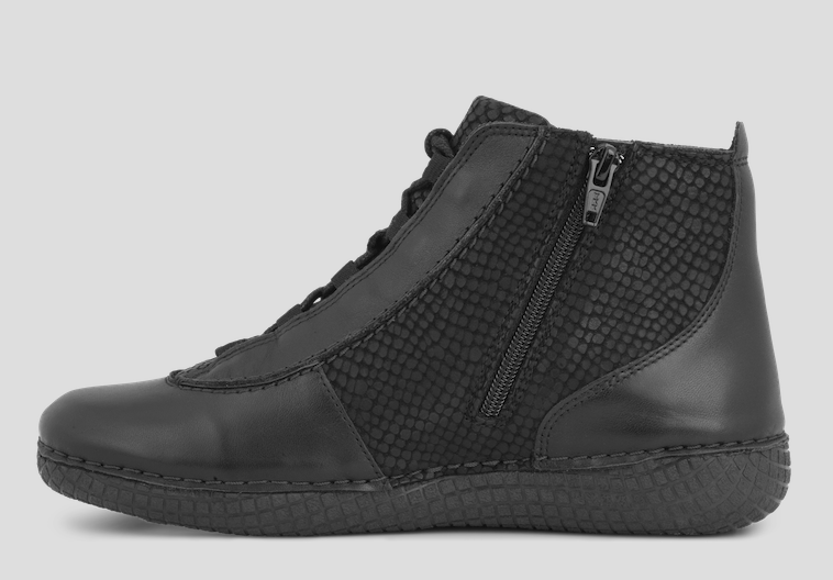 Green Comfort - Marina low cut boot, 323012Q32 - Sort