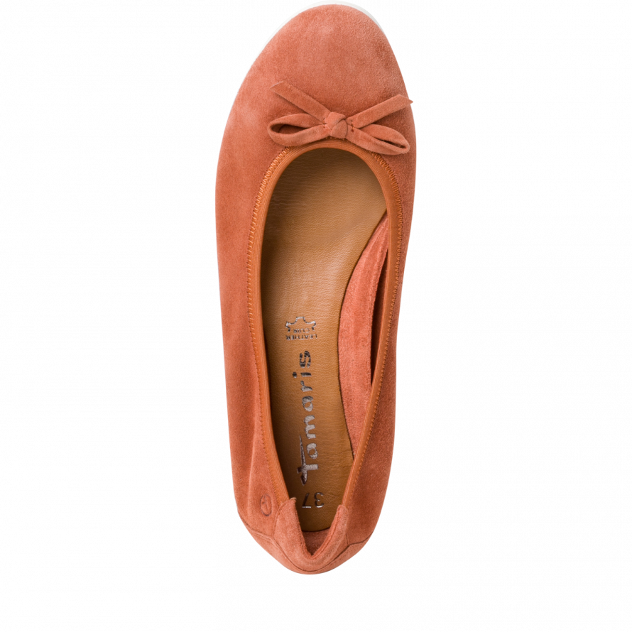 Tamaris - Ballerina, 23-0461 - Brændt orange