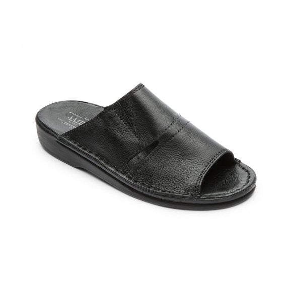 Ambre - Slippers, Spike Hjemmesko, 46-0194, AM202009 - Sort