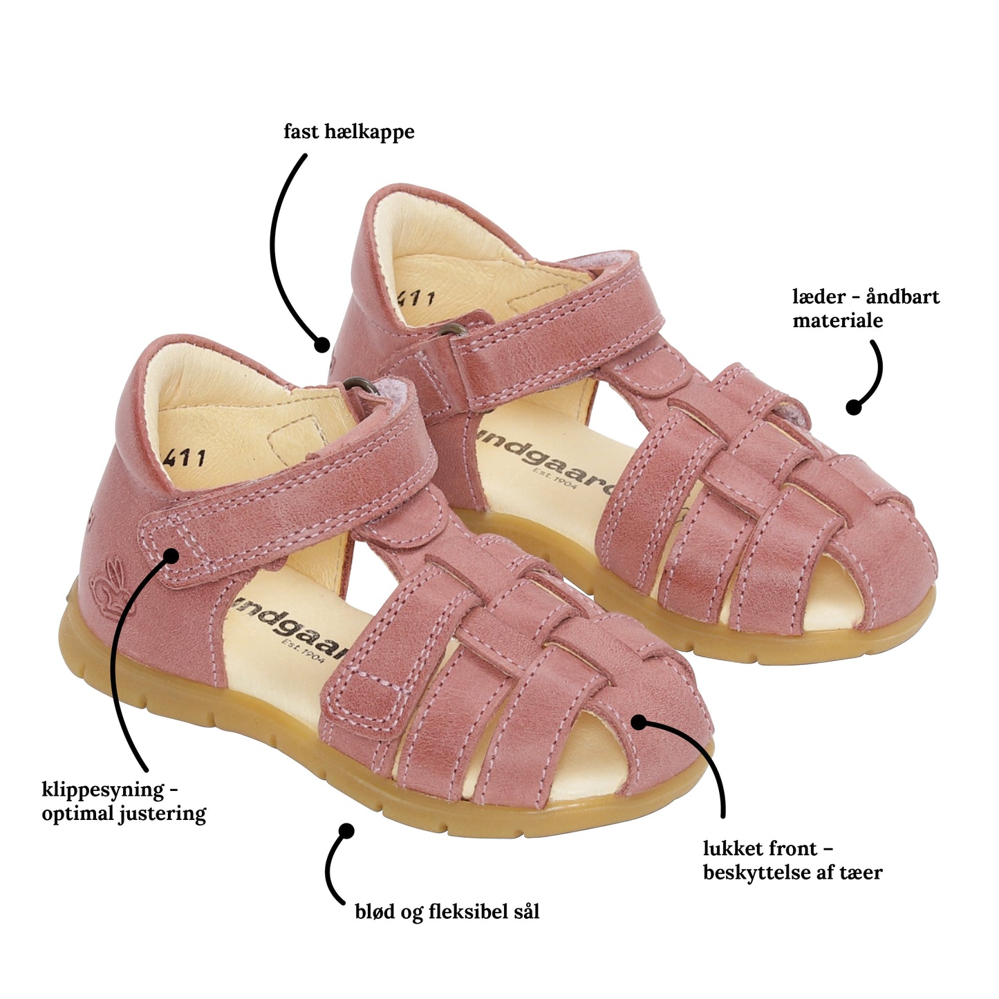 Bundgaard - Bali sandal, 48-0198 - Rosa