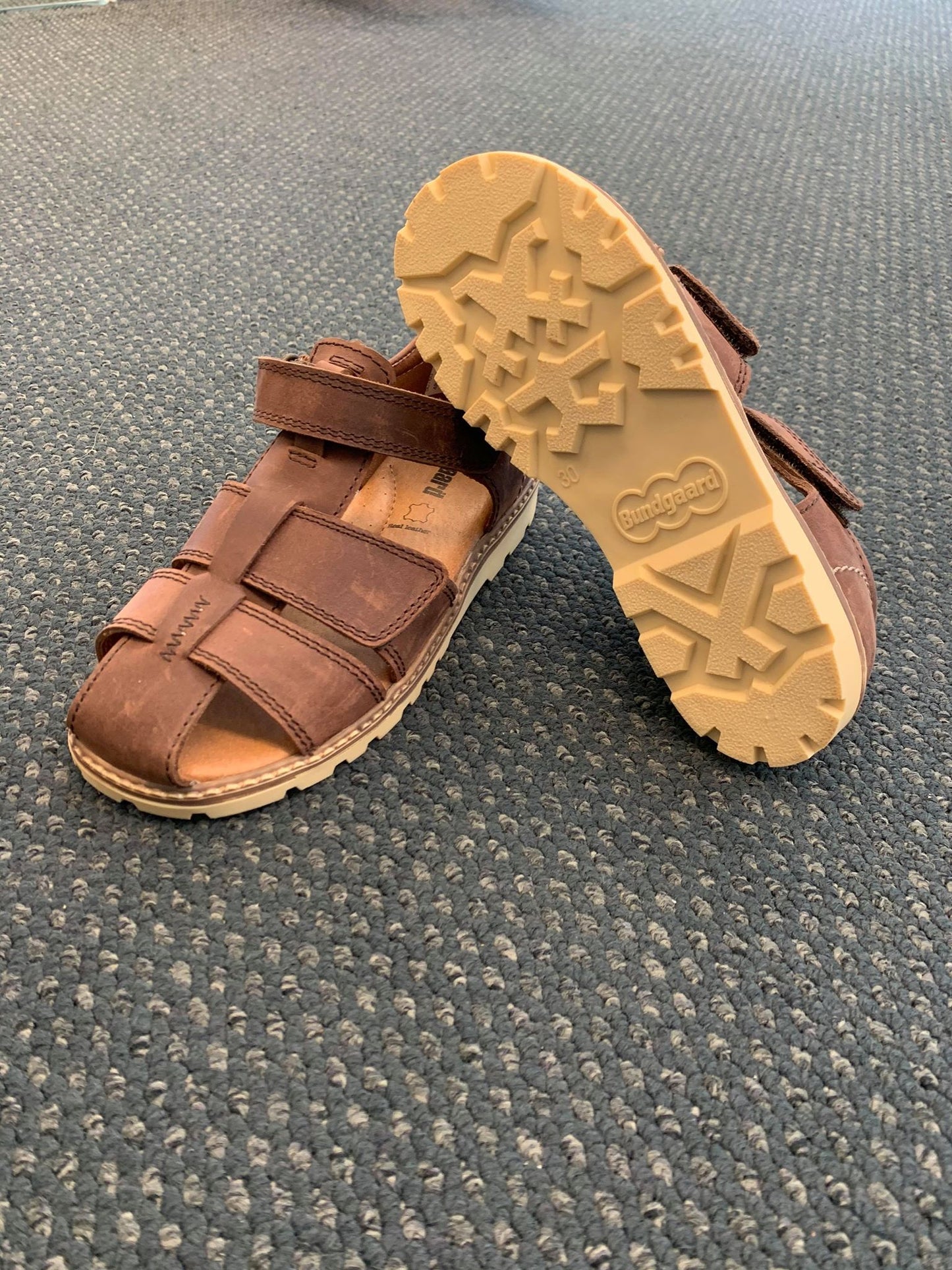 Bundgaard, Sandal med lukket snude - Brun