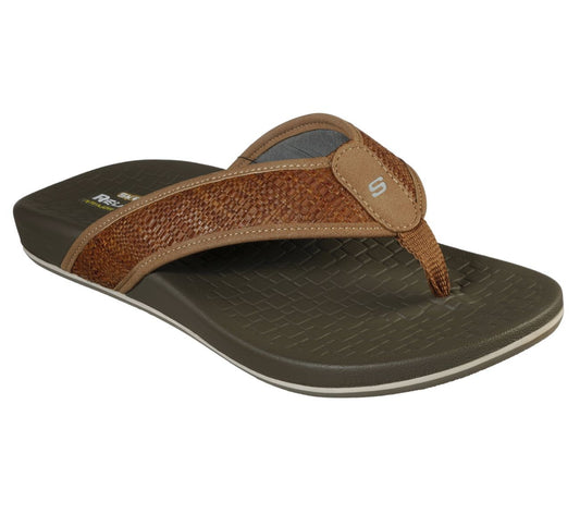 Skechers, Mens Relaxed Fit Pelem - Brun/Grå