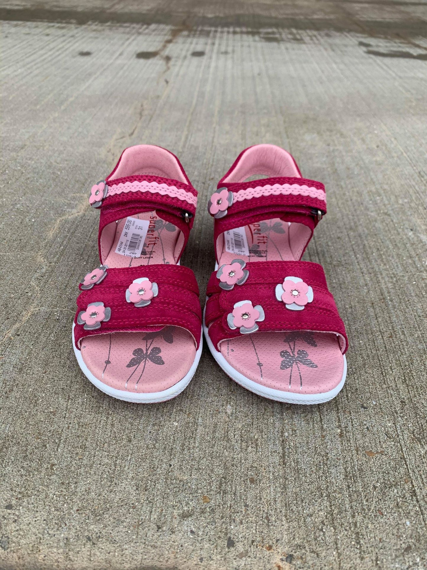 Superfit, Sandaler med velcro - Pink