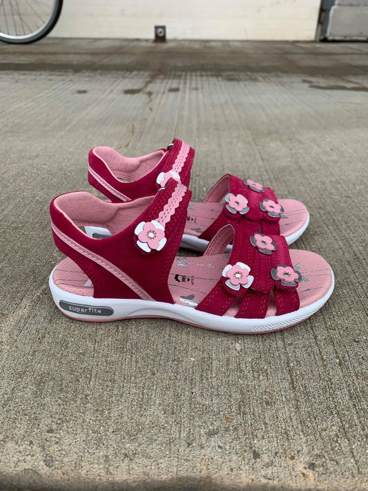 Superfit, Sandaler med velcro - Pink