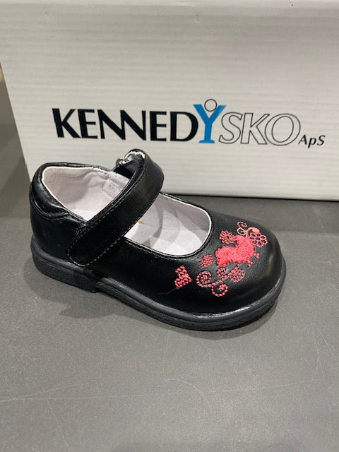 Kennedy Sko, Ballerina - Sort