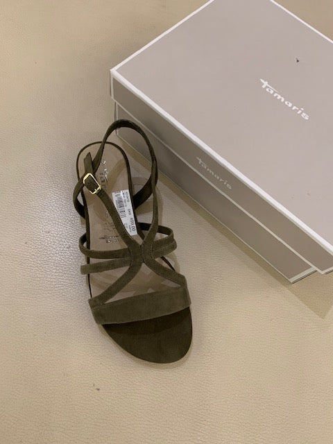 Tamaris, Sandal - Army Grøn
