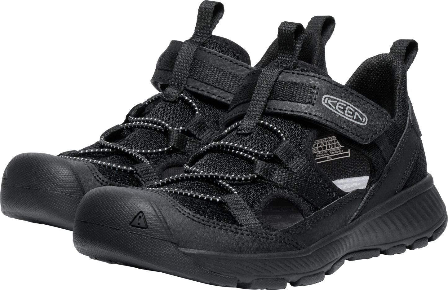 Keen - Motozoa sandal med lukket tå, 48-0245 - Sort