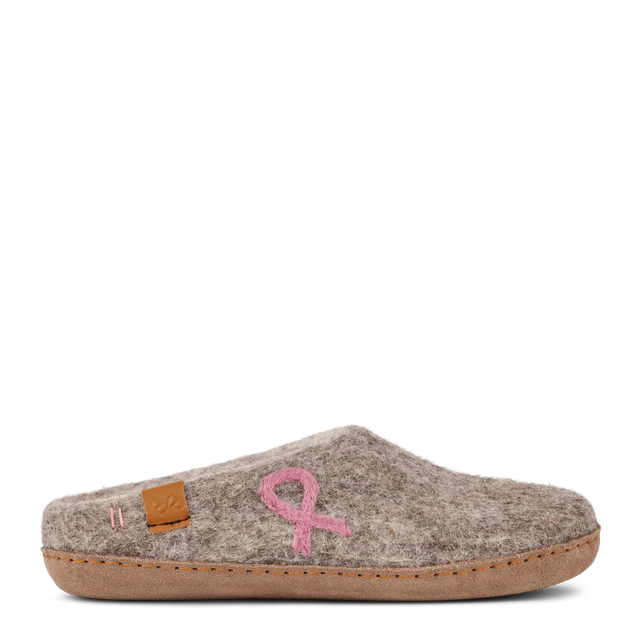 Green Comfort - Støt Brysterne Wool Slippers, 64-0275 - Grå