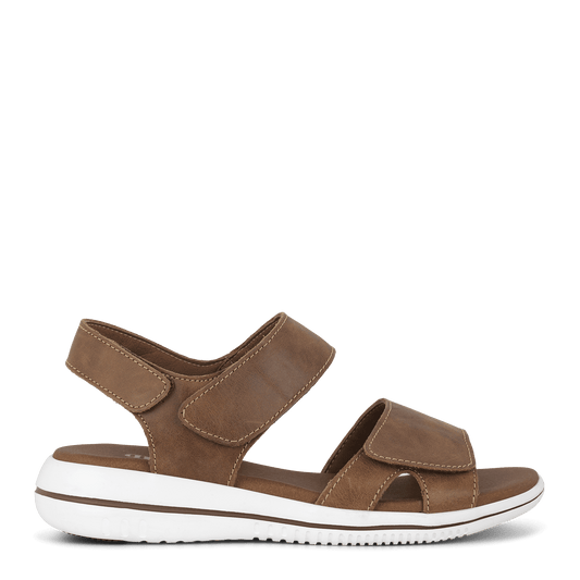 Green Comfort - Leaf sandal - 42-0683 - Cognac