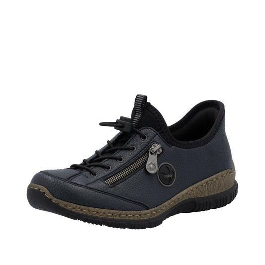 Rieker - Dame slip ins, 23-0625 - Blå