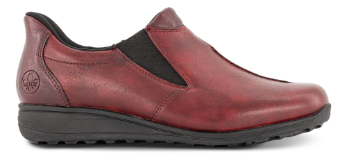 Rieker - Dame slip-ins, 23-0643 - Rød