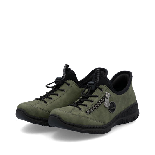Rieker - Dame sneaker, 76-1225 - Grøn