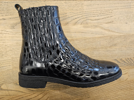Angulus - Chelsea boot, 52-0941 - Sort Croco