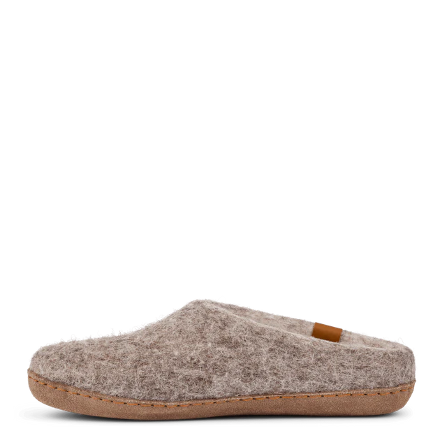 Green Comfort - Støt Brysterne Wool Slippers, 64-0275 - Grå