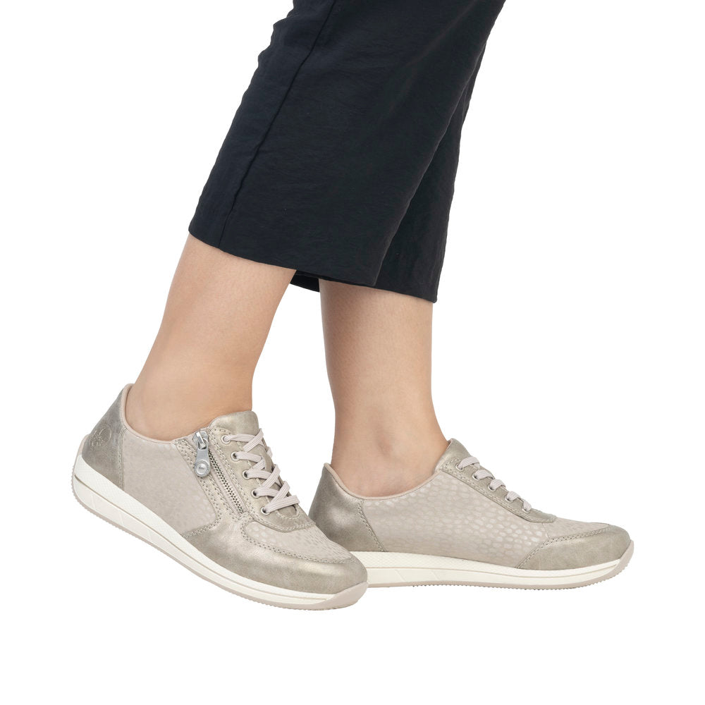 Rieker - Dame sneakers, 23-0644 - Beige