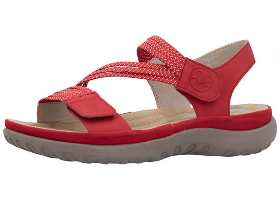 Rieker - Sandal - 42-0767 - Rød