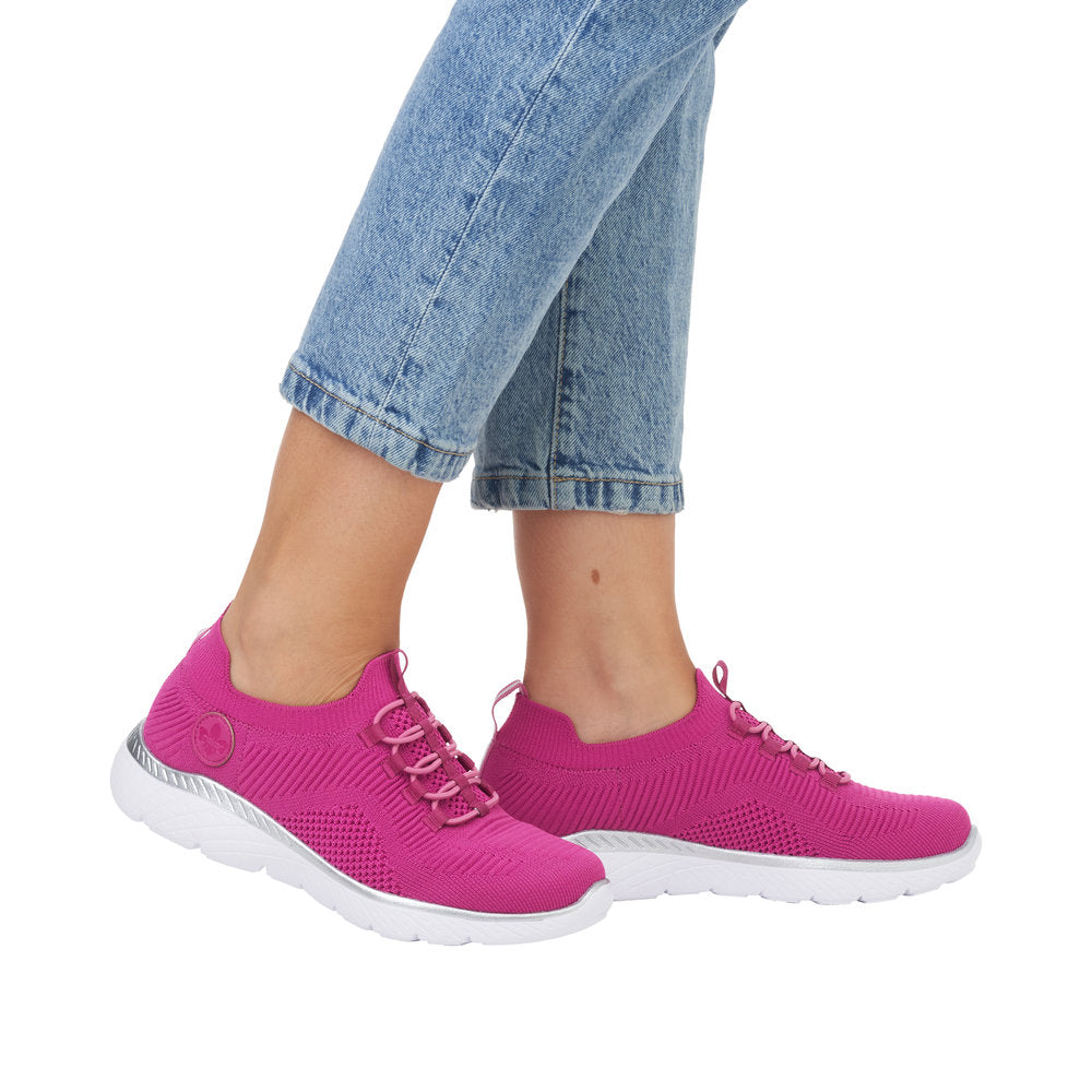 Rieker - Sneakers m/memosoft, 76-0991 - Pink