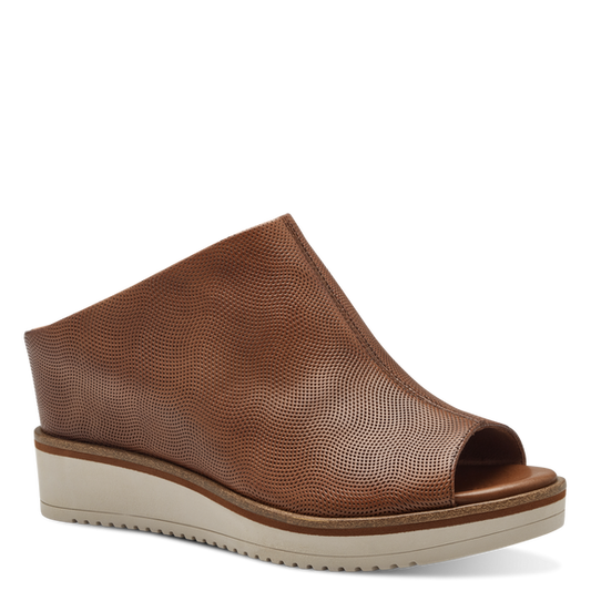 Tamaris - Sandal med kilehæl, 44-0355 - Cognac