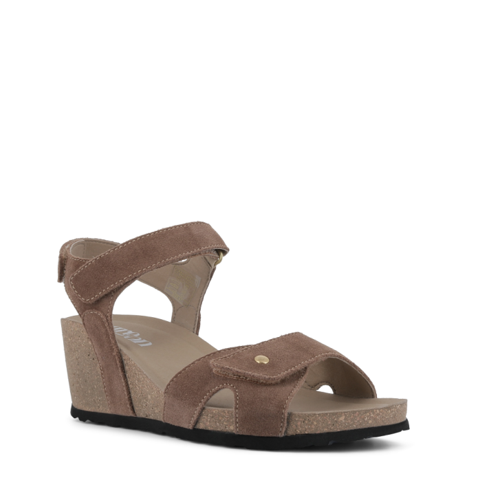 Green Comfort - Wave Wilma sandal, 42-0733 - Cognac