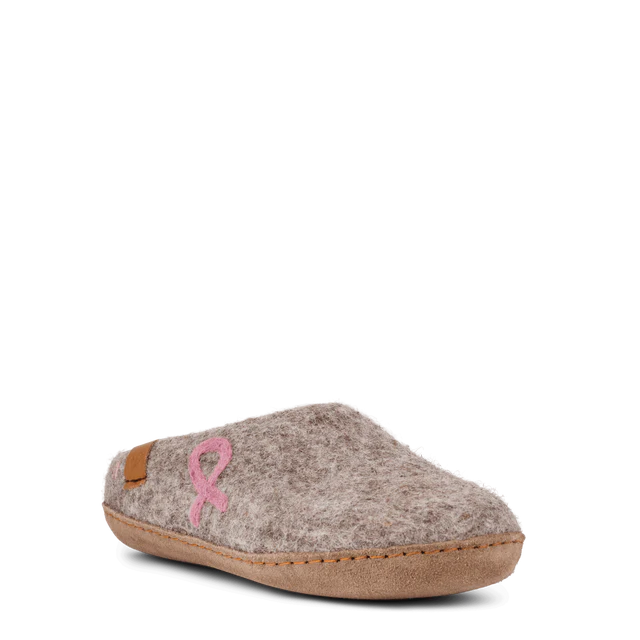 Green Comfort - Støt Brysterne Wool Slippers, 64-0275 - Grå