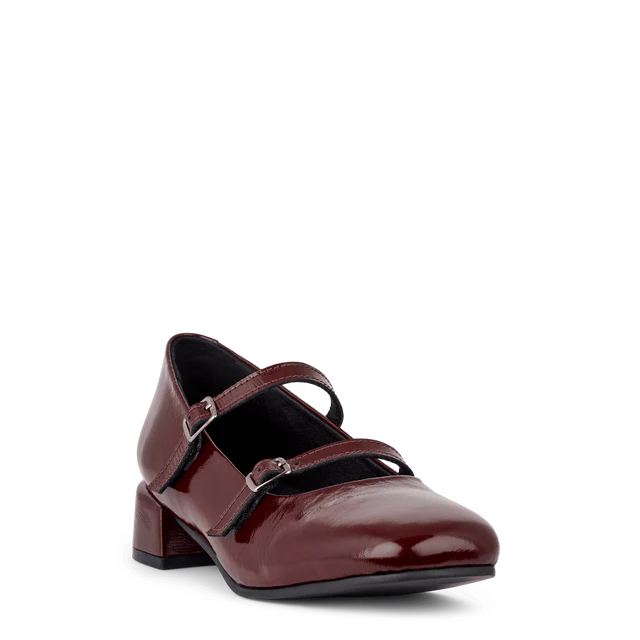 Green Comfort - Paris low heel pump, 22-0188 - Bordeaux