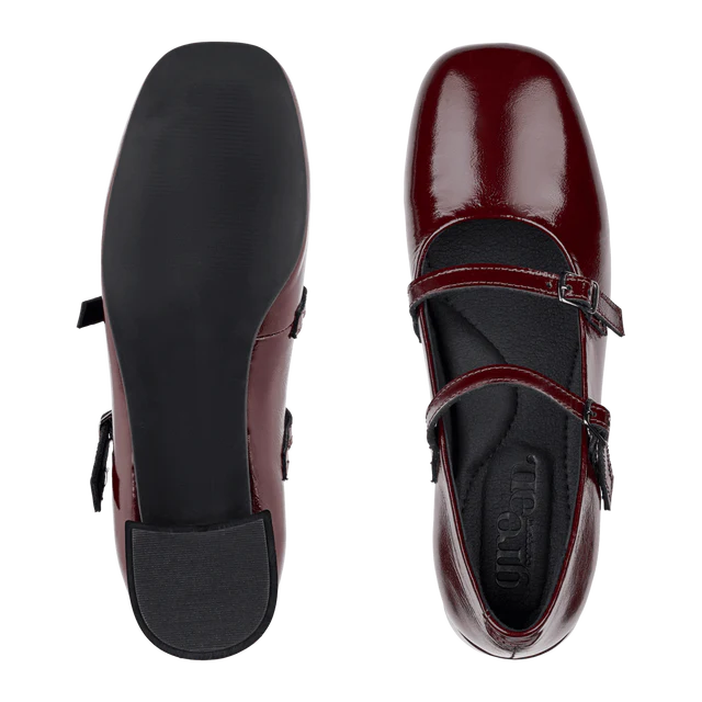 Green Comfort - Paris low heel pump, 22-0188 - Bordeaux