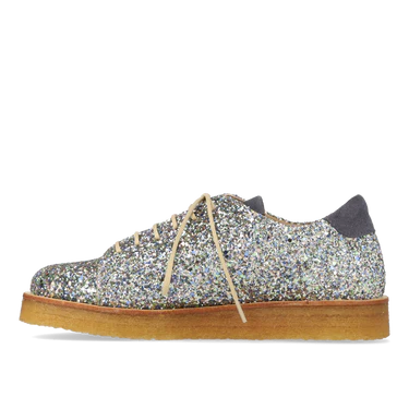 Angulus - Sneaker i glitter - 23-0606 - Blå/multi