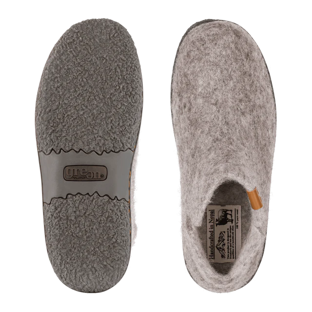 Green Comfort - Støt Brysterne Wool Boot m/gummisåler, 64-0273 - Grå