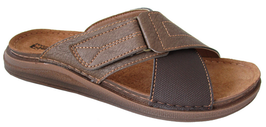 Fischer - Herre Sandal, 46-0206 - Mocca