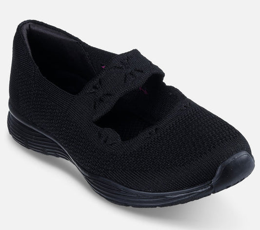 Skechers - Seager ballerina, 23-0617 - Sort